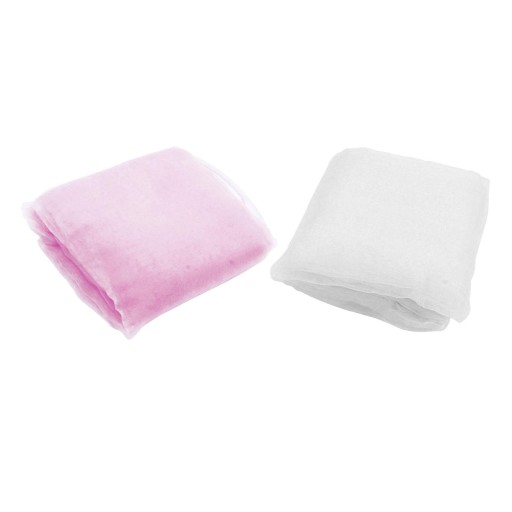 Reusable Chiffon Fabric Drapery Panel Swag Decorations Backdrop Window Pink