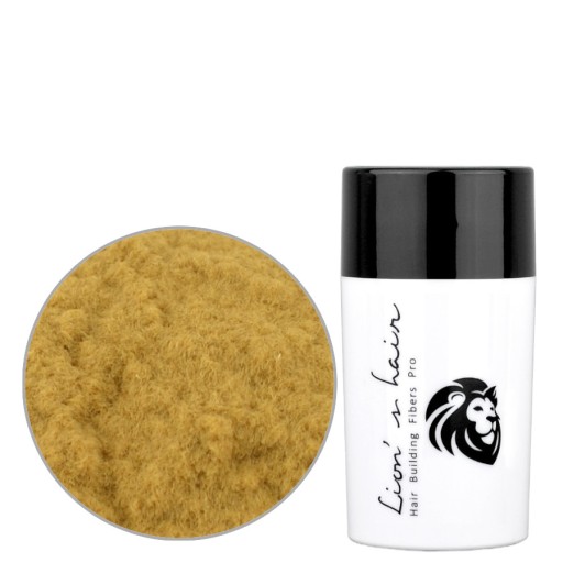 MIKROWŁÓKNA Lion's Hair PRO 12g DARK BLONDE zagęszczanie włosów