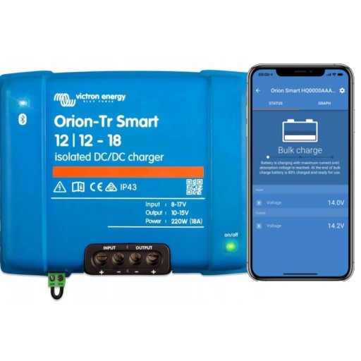 Victron ładowarka Orion-Tr Smart 12/12V 18A DC-DC