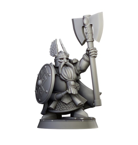 Dwarf Lord - Highlands Miniatures - Druk 3D