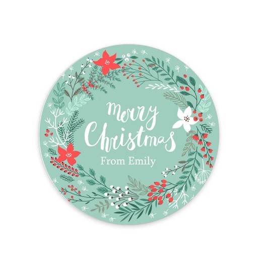 Custom Xmas Labels Stickers Christmas Wrapping