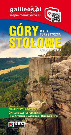 Góry Stołowe mapa turystyczna 1:30 000 Plan