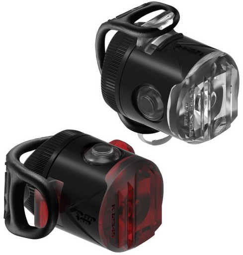 LEZYNE OŚWIETLENIE LAMPKI ROWEROWE PRZÓD+TYŁ FEMTO USB DRIVE CZARNE