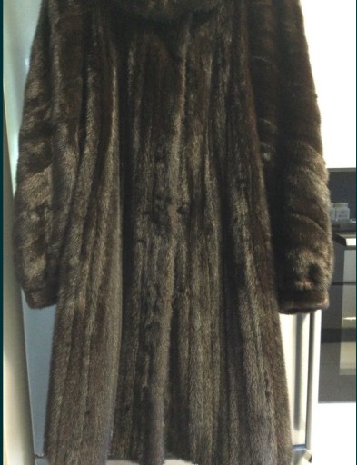 Futro z norek naturalnych - Made in Greece
