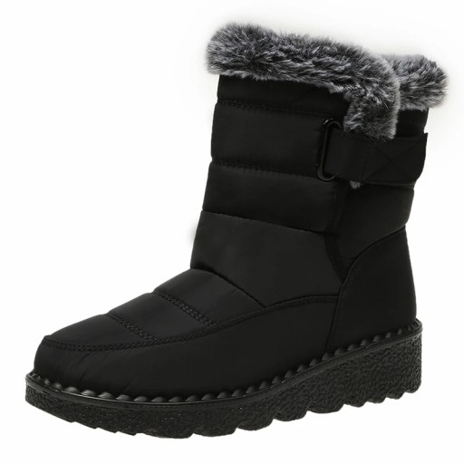 śniegowce Rimocy wodoodporne dla kobiet zimowe buty ze sztucznego futra plu