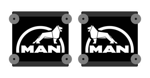 Tablica imienna LOGO LED 16x16 2szt + GRATIS