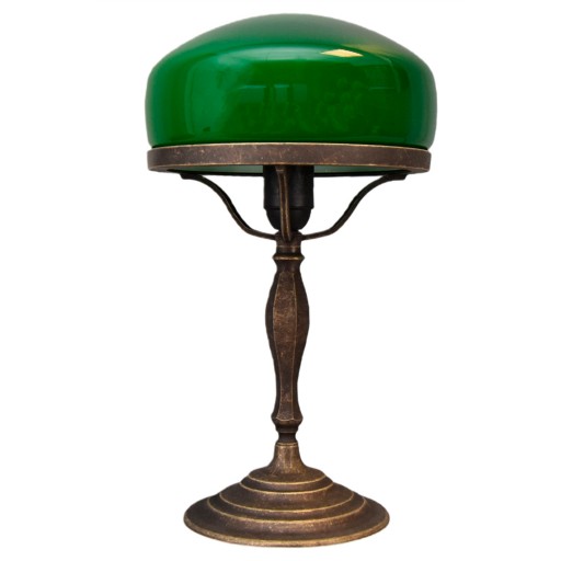 Lampa w Stylu Art Deco Zielona