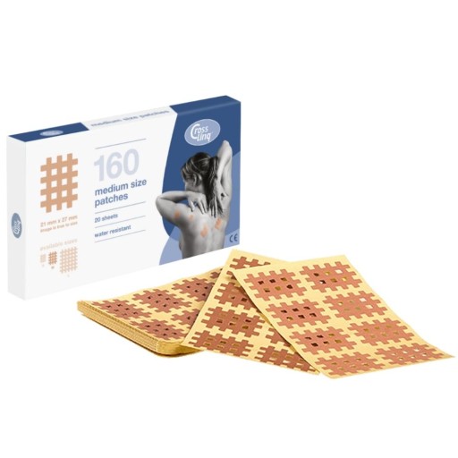 CROSSLINQ Plastry krzyżowe CROSS TAPE - 160 sztuk