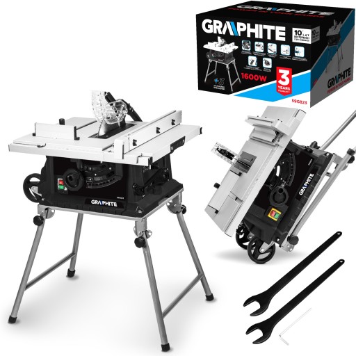 GRAPHITE PILARKA PIŁA STOŁOWA 1600W 254/30MM STÓŁ