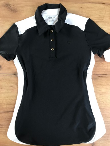 Wilson Short Sleeve Polo Black Damska koszulka polo tenisowa roz.XS