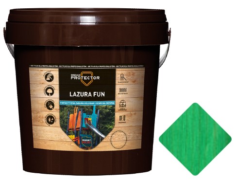 LAZURA FUN 5L ZIELONY - DEKSPOL - DREWNO PROTECTOR