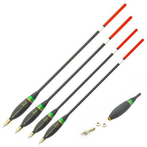 4 X MARKOWY SPŁAWIK MATCH WAGGLER DOCIĄŻANY M 18