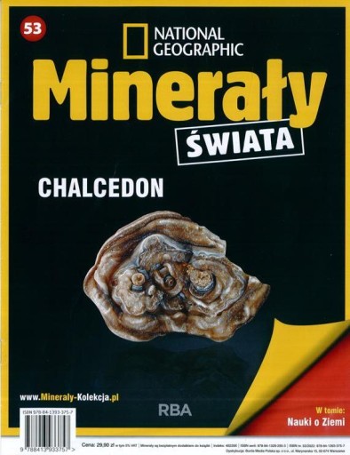 KOLEKCJA MINERAŁY ŚWIATA nr 53 CHALCEDON