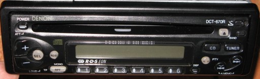RADIO CD DENON DCT-670R VW OPEL AUDI HONDA BMW PORSCHE FERRARI