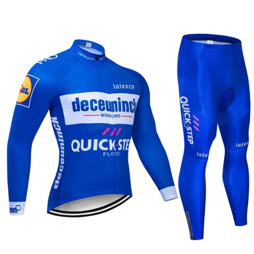 Damski ocieplany strój rowerowy kostium rowerowy