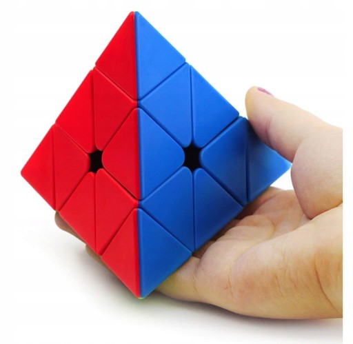 KOSTKA logiczna PIRAMIDA CUBE kolorowa MoYu magic