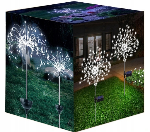 2X LAMPA SOLARNA OZDOBA OGRODOWA DMUCHAWCE 150 LED