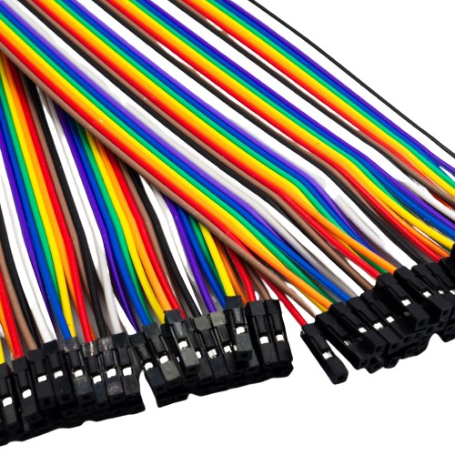 Przewody kable 40 szt 20 cm zworki Żeńsko - Żeńskie Arduino Raspberry GPIO