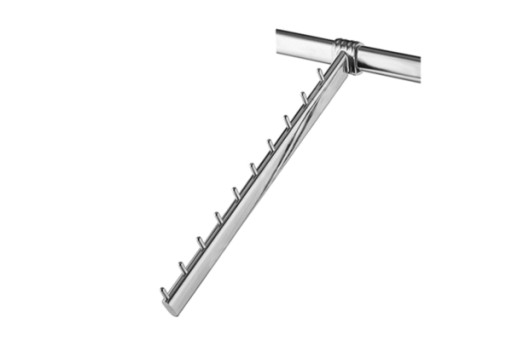 Wieszak skośny Soti-Line 40cm na wspornik, chrom
