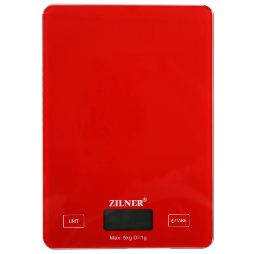 Elektroniczna Waga Kuchenna LCD | 3 Kolory Czerwon