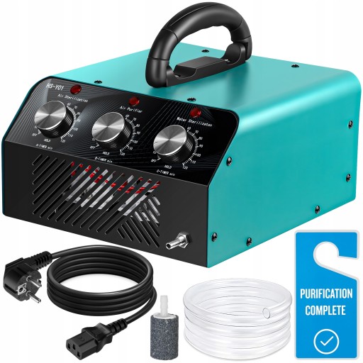 GENERATOR OZONU OZONATOR OCZYSZCZACZ + JONY UJEMNE + 3 TIMER