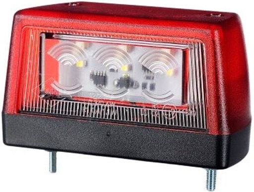 LAMPA OŚWIETLENIA TABLICY REJESTRACYJNEJ 6 LED R