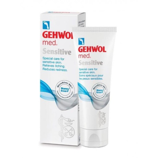 GEHWOL sensitive krem z mikrosrebrem 75ML do stóp