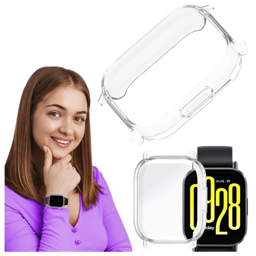 ETUI OCHRONNE 2w1 do Xiaomi Redmi Watch 5 Active obudowa do zegarka case