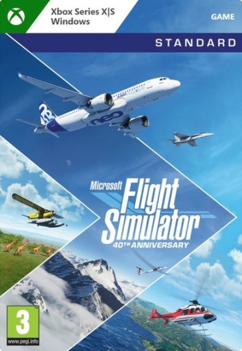MICROSOFT FLIGHT SIMULATOR STANDARD 40TH ANNIVERSARY PL XBOX SERIES X/S KOD