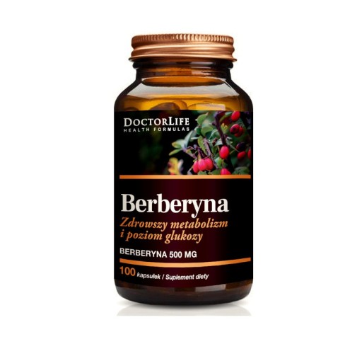 Berberyna 500 mg 100 kaps. - Doctor Life