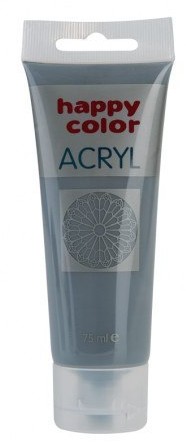 Farba akrylowa 75 ml Happy Color ciemnoszary ziel