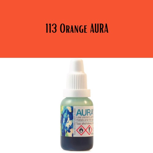 Tusz alkoholowy AURA NR 113 POMARAŃCZ 15 ml