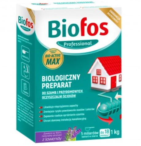 Biofos Professional biologiczny preparat do szamb i przydomowych oczyszczal