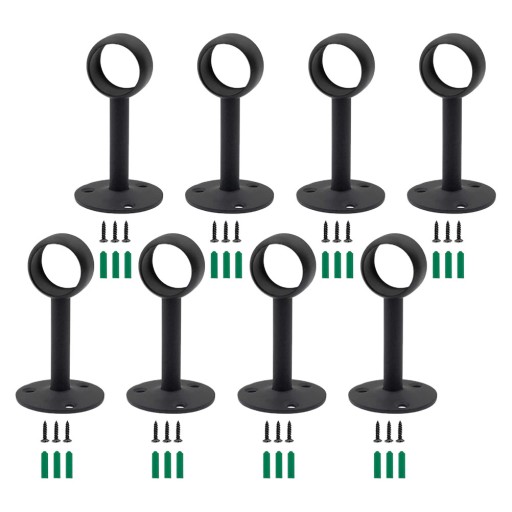 Tall Feet Shower Curtain Rod 8 Pcs