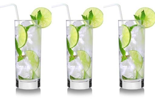 SZKLANKI NA NAPOJE WODĘ ZESTAW 3 x 385 ml BORMIOLI