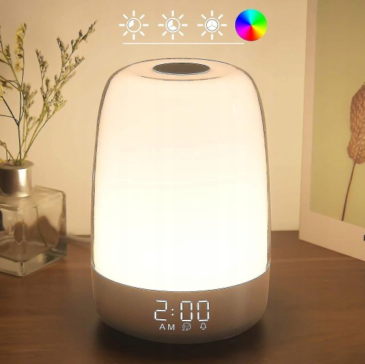 Touch Wake Up Night Light With Sunrise Simulation