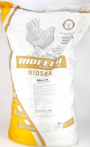 Karma dla kur Biofeed Nioska premum z pokrzywą