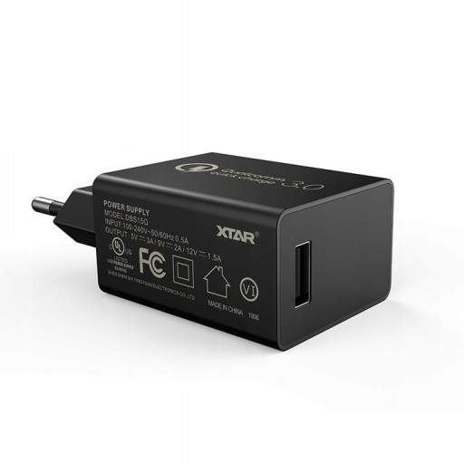 XTAR SIECIOWA ŁADOWARKA USB QC 3.0 18W DBS15Q