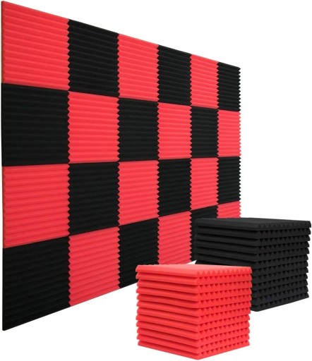 24 szt. 30x30x2,5 cm Pianka akustyczna-0761