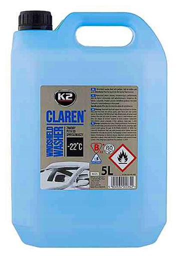 5L K2 CLAREN ZIMOWY PŁYN DO SPRYSKIWACZY -22,5°C S