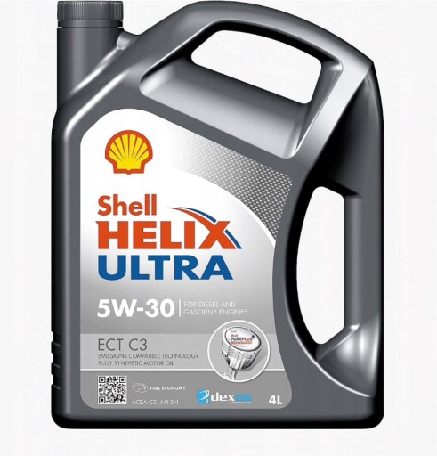 Olej silnikowy Shell Helix 5W30 4L Ultra ECT C3 FS