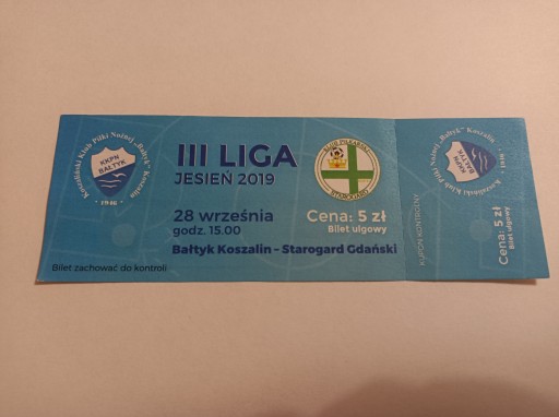 BAŁTYK KOSZALIN - KP STAROGARD GDAŃSKI 28-09-2019