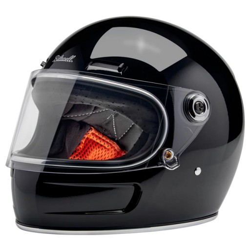 Biltwell Gringo SV helmet gloss black cafe racer M
