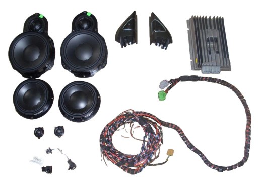 VW PASSAT CC B7 NAGŁOŚNIENIE DYNAUDIO WZMACNIACZ