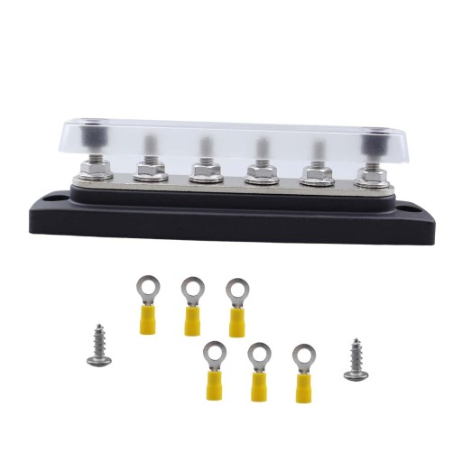 Power Distribution Block Bus Bar Durable for Black