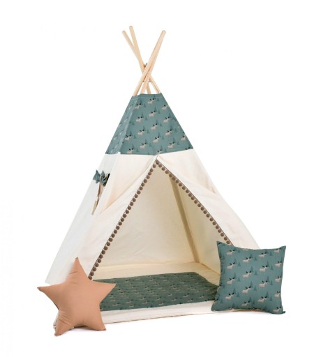 DOMEK dla DZIECKA do pokoju DZIECIĘCEGO TEEPEE namiot dzieci tipi domek wig