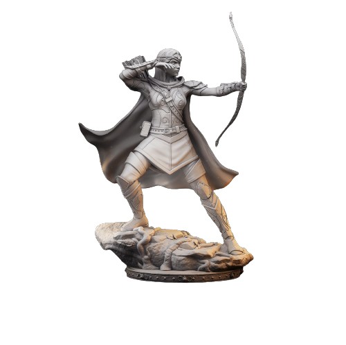 Elf - Azel - PRIMAL Collectibles - Druk 3D