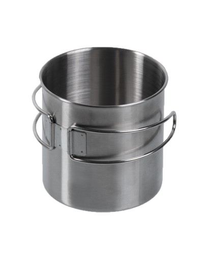 Kubek stal nierdz. 800 ml składany uchwyt MIL-TEC