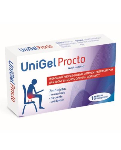 UniGel Procto 10 czopków doodbytniczych