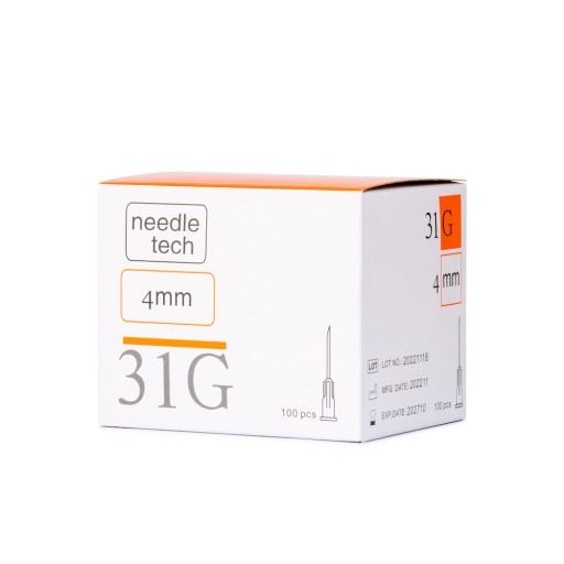 IGŁA, IGŁY DO MEZOTERAPII Mesotech 31G ( 0,25 x 4 mm)